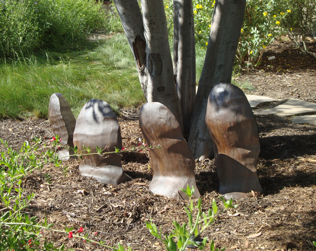 Seven Youth at Maloof Garden
